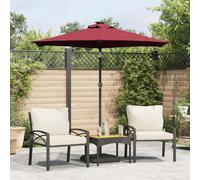 Parasol de Jardin avec Mât en Acier Parasol de Terrasse Parapluie Balcon vidaXL