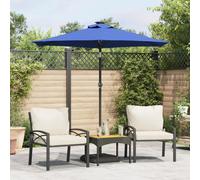 Parasol de Jardin avec Mât en Acier Parasol de Terrasse Parapluie Balcon vidaXL