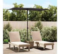 Parasol de Jardin avec Mât en Aluminium Pare-soleil Abri Patio Vert vidaXL