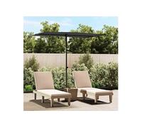 Parasol de Jardin avec Mât en Aluminium, Pare-soleil de Patio, Abri de Soleil, Parasol de Terrasse Arrière-cour 47342