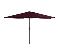 Parasol de Jardin avec Mât en Métal Pare-soleil Abri Patio Anthracite vidaXL