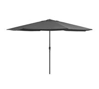 Parasol de Jardin avec Mât en Métal Pare-soleil Abri Patio Anthracite vidaXL