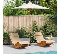 Parasol de jardin Bambou Ombre d'Extérieur Patio moderne sur terrasse vidaXL vid