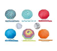 Parasol De Jardin - Bigbuy Garden - Multicolore - 200 Cm De Diamètre - Protection Uv - Style Bohème - Matériau Plastique Multicolore