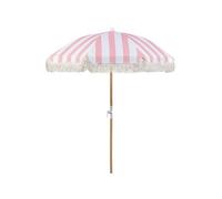 Parasol de jardin d 150 cm rose et blanc MONDELLO