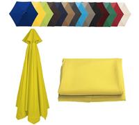 Parasol de jardin de rechange avec 6 8 baleines épais et durable pour parasol de 200 cm, 2,7 m, 300 cm, idéal pour la plage, la piscine et le jardin