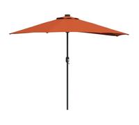 Vidaxl Parasol De Jardin Couleur Terre Cuite 294 X 150 X 224 Cm Tissu