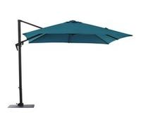 Parasol de jardin déporté Roma bleu - à Manivelle 3 x 4 m en Alu/acier Bleu G