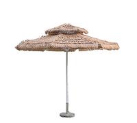 Parasol de jardin en paille Hawaï - Élégant parasol de terrasse pour piscine, terrasse et plage - Parfait pour les cours et les espaces extérieurs