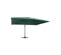 Parasol de Jardin en Porte-à-faux avec Lumières LED et Mât en Aluminium, Pare-soleil de Patio, Abri de Soleil 47005