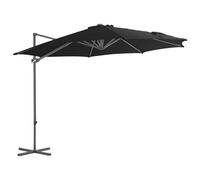 Parasol de Jardin en Porte-à-faux avec Mât en Acier Pare-soleil Sable vidaXL