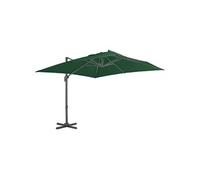 Parasol de Jardin en Porte-à-faux avec Mât en Aluminium, Pare-soleil de Patio, Abri de Soleil, Parasol de Terrasse 44635