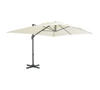Parasol de Jardin en Porte-à-faux avec Mât en Aluminium Pare-soleil Vert vidaXL