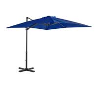Parasol de Jardin en Porte-à-faux et Poteau en Aluminium Abri Vert vidaXL