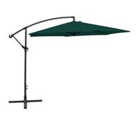 Parasol de Jardin en Porte-à-faux Pare-soleil Abri de Soleil Blanc Sable vidaXL