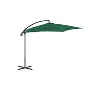 Vidaxl Parasol En Porte-À-Feux Avec Mât En Acier 250 X 250 Cm Vert Vert