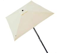 Aktive Parasol aluminium carré 270x270 cm – mât 48 mm – hauteur 260 cm – protection UV – beige