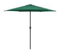 vidaXL Parasol de Jardin et Mât en Aluminium, Pare-soleil de Patio, Abri de Soleil, Parasol de Terrasse Arrière-cour 47344 Vert G