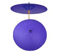 Parasol de Jardin ExtéRieur Inclinable En Bambou, Style Papier Huilé, 200 Cm, Pour Table D'Extérieur, Rond, Décoratif, Sans Base