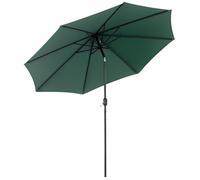 Outsunny Parasol en métal 295×295×250 cm Vert