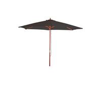 Parasol de jardin Florida, Ø 3m polyester/bois 6kg anthracite