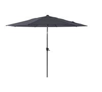 Parasol De Jardin Inclinable Avec Poignée Diamètre 300CM Gris
