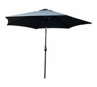 Parasol de jardin ORIENT avec inclinaison réglable en gris foncé, Poids 4,5 kg Dimensions L270 x l270 x H235 cm Gris
