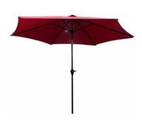 Parasol de jardin ORIENT avec inclinaison réglable en rouge, Poids 4,5 kg Dimensions L270 x l270 x H235 cm Rouge