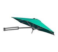 Parasol de jardin, parasol de plage, parasol mural, parasol de jardin extérieur, balcon, parasol inclinable en porte-à-faux avec poteau en métal