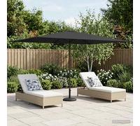 Vidaxl Parasol De Jardin 270 X 270 Cm Polyester Rectangulaire Crème