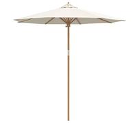 Parasol de jardin rond léger résistant aux intempéries 240 x 240 x 260 cm en ba