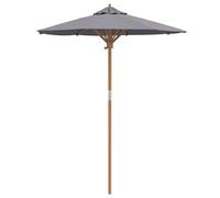 Parasol de jardin rond pratique avec poteau détachable 270 x 260 cm style épuré