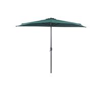 Parasol de Jardin Semi Circulaire Ombrage 270 cm en Polyester Vert Galati