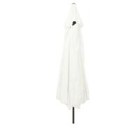 Parasol De Jardin Vidaxl Ø395x245 Cm Blanc Sable