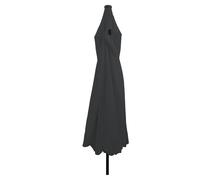 Parasol De Jardin Vidaxl Avec Des Lumières Led Ø395x245 Cm Anthracite