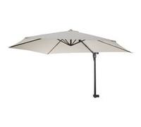 Parasol de mur Casoria déporté, pour balcon ou terrasse, 3m inclinable crème Crème G