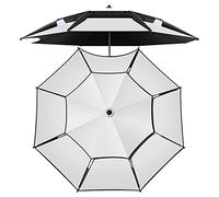 Parasol de Parasol 1pcs Parasol de Parasol de, Parapluie de pêche, Rotation à 360 °, Bords festonnés, Grand Parapluie du Vent de Pluie, Ventilation, Jardins, Cour de Plage, Ombre de Soleil pour ou