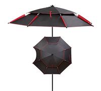 Parasol de Parasol 1pcs Parasol de Parasol de, Parapluie de pêche, Rotation à 360 °, Bords festonnés, Grand Parapluie du Vent de Pluie, Ventilation, Jardins, Cour de Plage, Ombre de Soleil pour ou