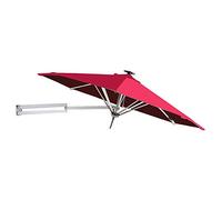 Parasol de Parasol Parasol Parasol Parasol pour Patio extérieur, Parapluie du marché du Soleil de Balcon, Poteau en Aluminium, canopée Ø250 cm / 8ft (Couleur: Kaki)