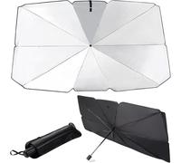 Parasol de Pare-Brise de Voiture pour Touran 2016 2017 2018 2019-2026 | protection UV isolation thermique style parapluie pliable poignée flexible bouclier intérieur
