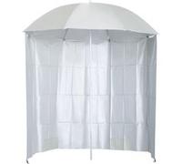 Outsunny Parasol de plage Ø 2,2 x 2,2, Protection UV UPF 50+, sardines et lestage intégrés, crème