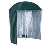 Outsunny Parasol de Plage Anti-UV Vert Ø2,2 m x 2,22 m
