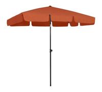 Parasol De Plage 200 X 125 Cm Orange Helloshop26 02_0008408 Multicolore
