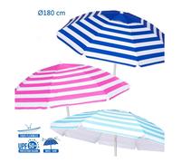 Parasol de plage aluminium 180 cm - Turquoise