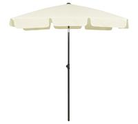 Parasol de Plage Anthracite 200x125 cm Abri de Soleil Jardin Extérieur vidaXL