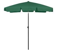 Parasol de Plage Anthracite 200x125 cm Abri de Soleil Jardin Extérieur vidaXL