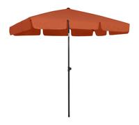 Parasol de Plage Anthracite 200x125 cm Abri de Soleil Jardin Extérieur vidaXL