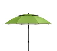 Doppler derby Windprofi Parasol pour plage, balcon et terrasse - 200 cm - Vert pomme - Réglable en hauteur - Avec protection UV - Parasol pliable - Pour plage et piscine extérieure