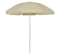 Parasol de plage jaune sable 240 cm