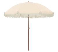 Parasol de plage moderne inclinable 205 x 205 x 210 cm pratique léger en polyes